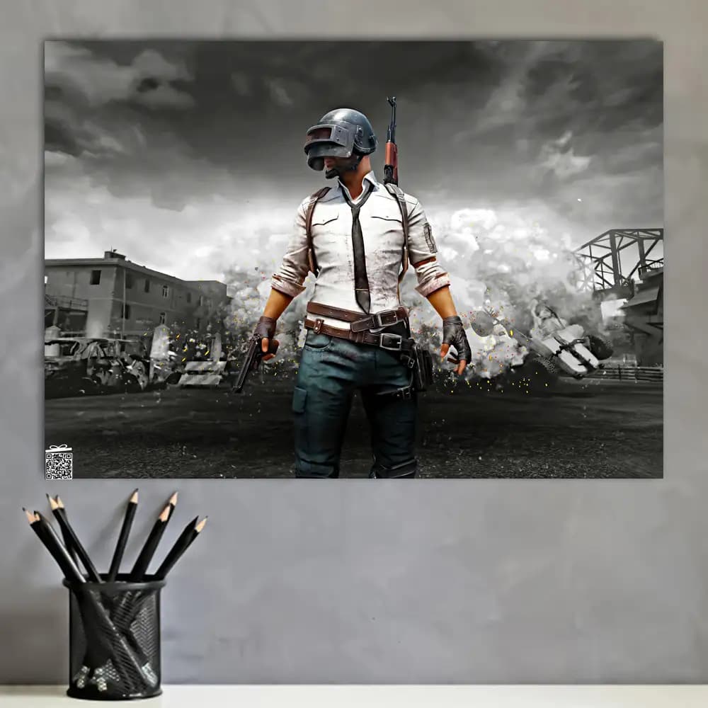 متال پوستر بازی PUBG کد G023 — تصویر ۴