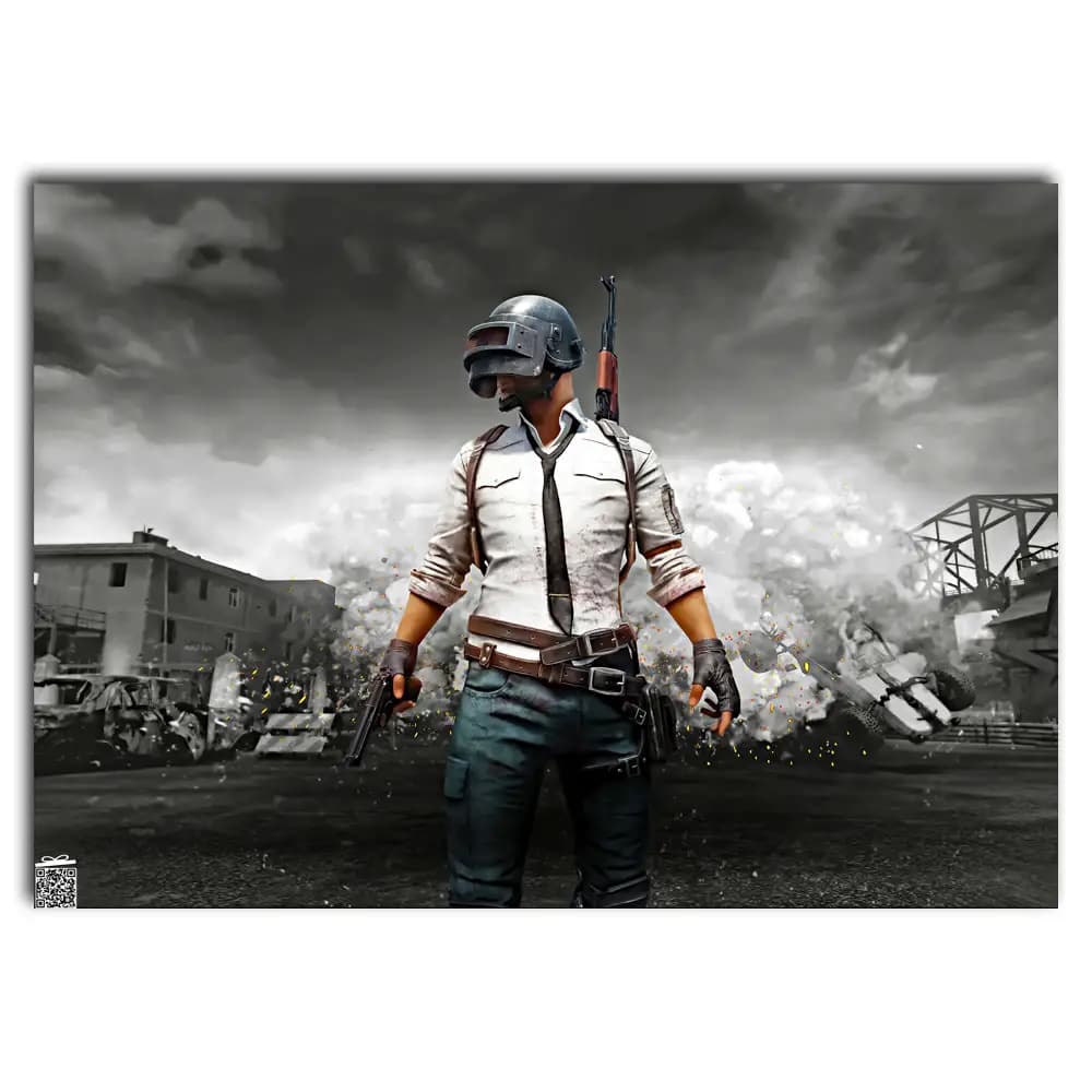 متال پوستر بازی PUBG کد G023 — تصویر ۲