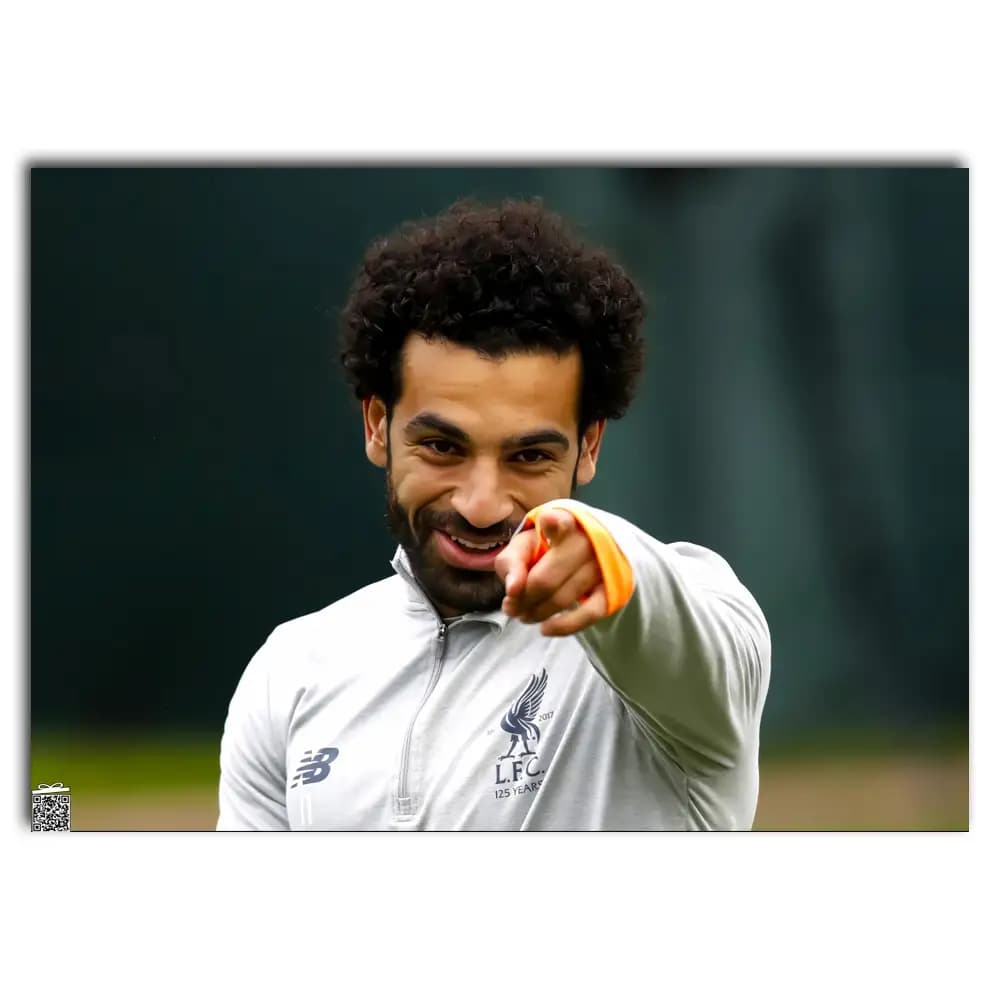 متال پوستر فوتبال Mohamed Salah کد F012