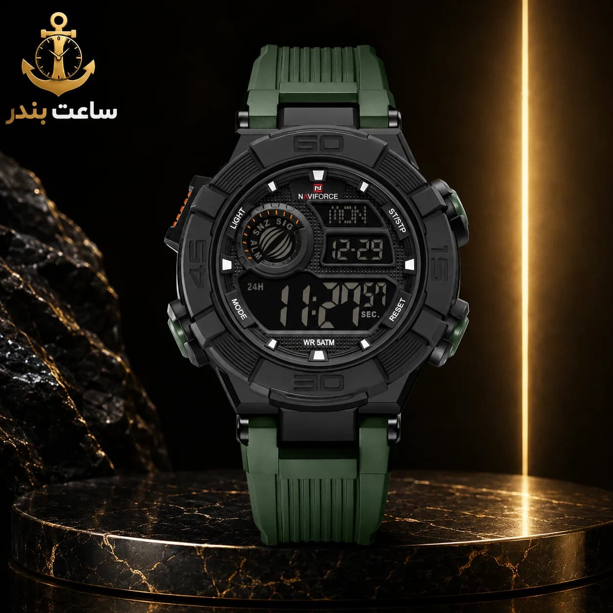 ساعت مردانه اورجینال نیوی فورس NAVIFORCE NF7131 BGN