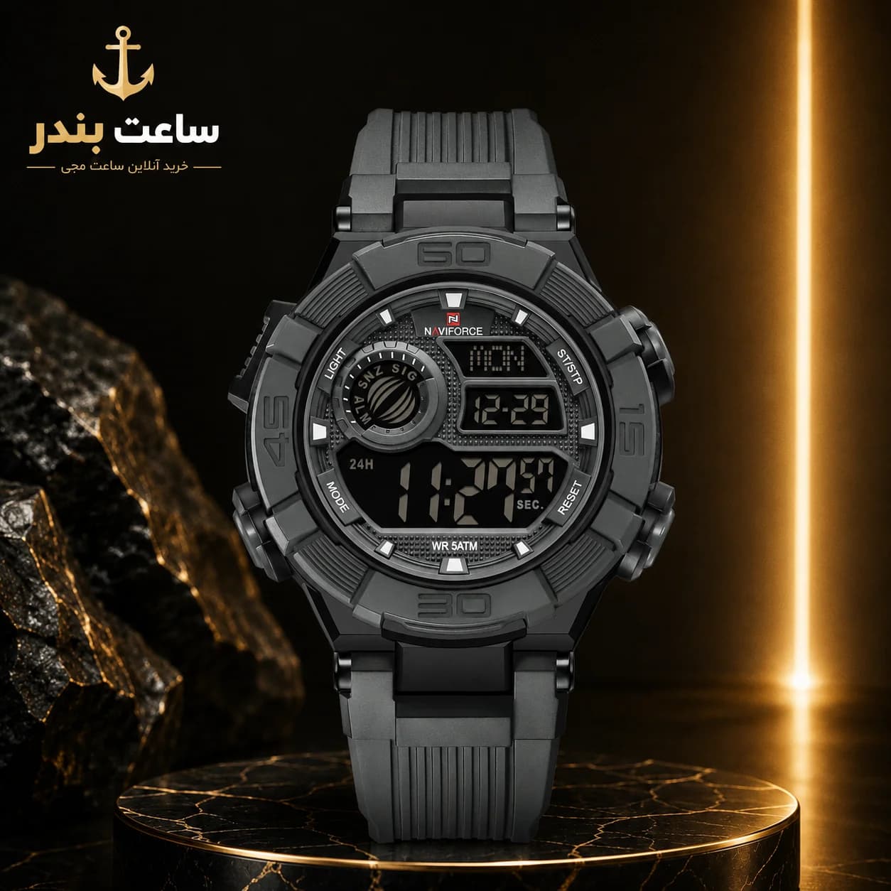 ساعت مردانه اورجینال نیوی فورس NAVIFORCE NF7131 BGGY — تصویر ۲