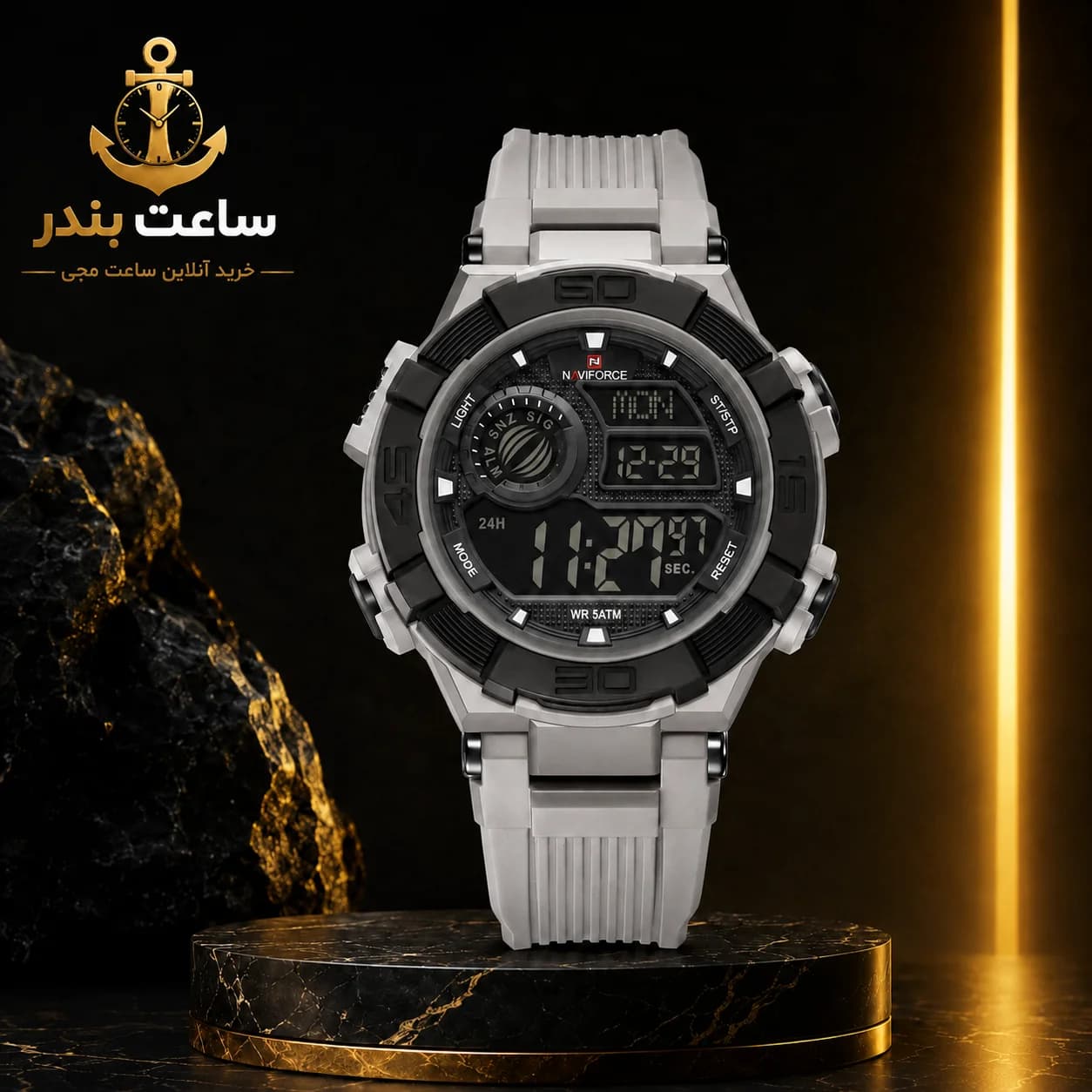 ساعت مردانه اورجینال نیوی فورس NAVIFORCE NF7131 BGY