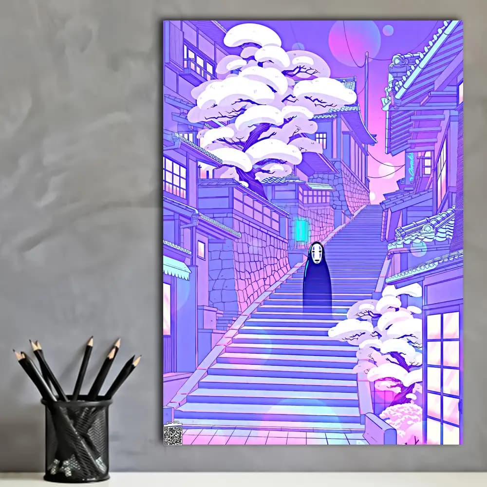 متال پوستر انیمه Spirited Away کد A170 — تصویر ۳
