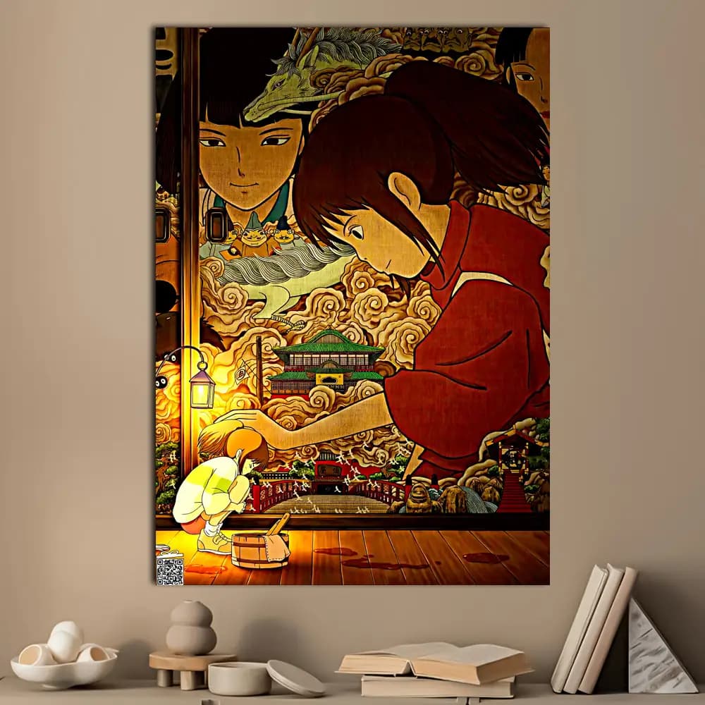 متال پوستر انیمه Spirited Away کد A168 — تصویر ۴