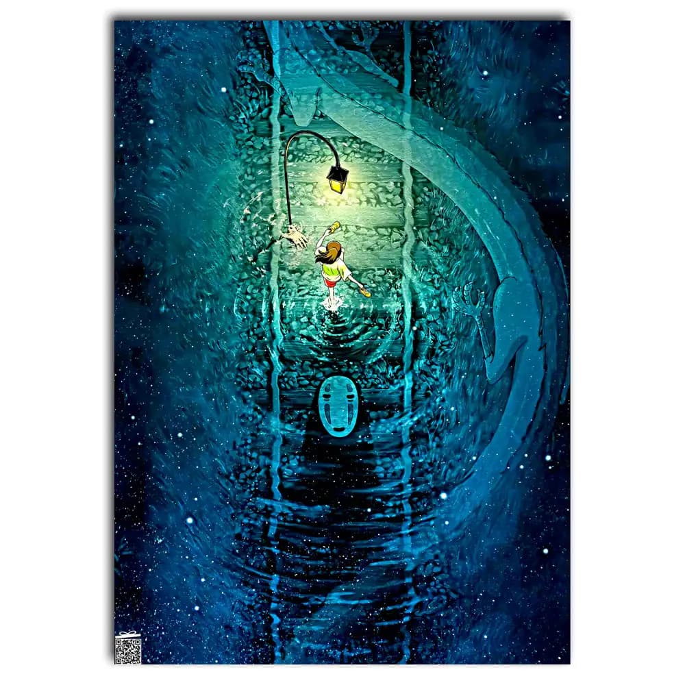 متال پوستر انیمه Spirited Away کد A167 — تصویر ۲