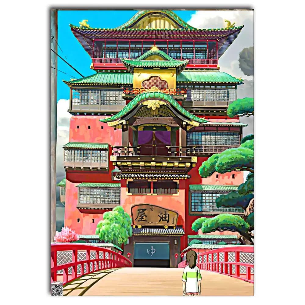 متال پوستر انیمه Spirited Away کد A166 — تصویر ۲