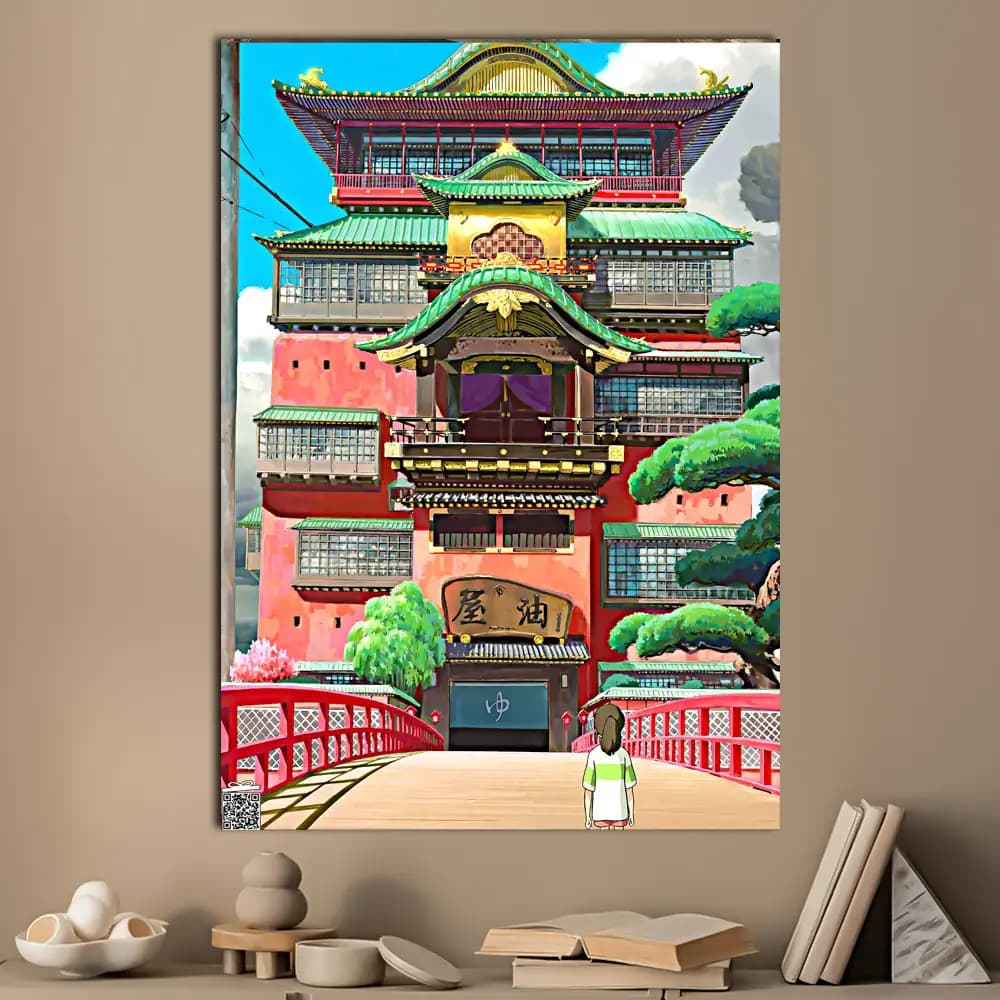 متال پوستر انیمه Spirited Away کد A166 — تصویر ۴