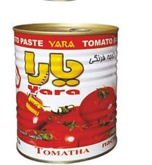 رب گوجه فرنگی قوطی یارا 800گرمی باکس12 عددی