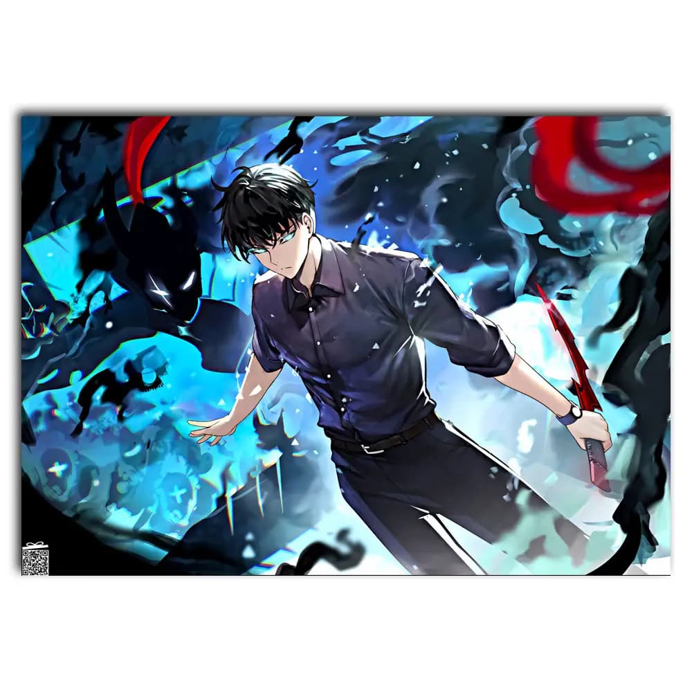 متال پوستر انیمه Solo Leveling کد A159 — تصویر ۲