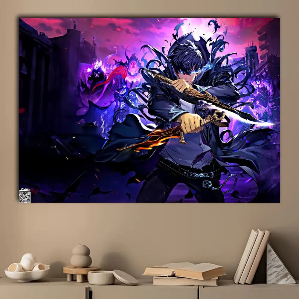 متال پوستر انیمه Solo Leveling کد A158 — تصویر ۳
