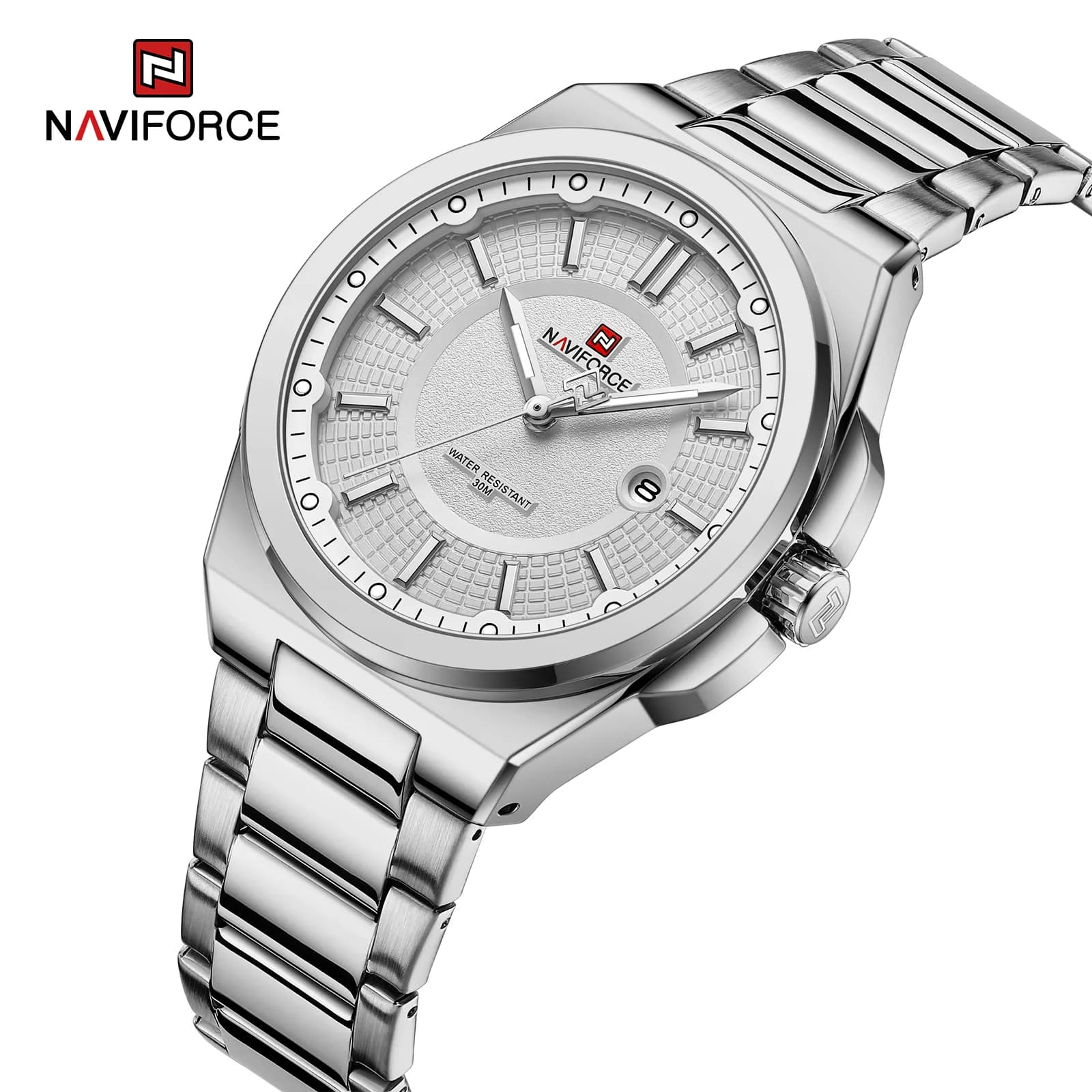 ساعت مچی مردانه نیوی فورس NAVIFORCE NF9212 SW — تصویر ۶