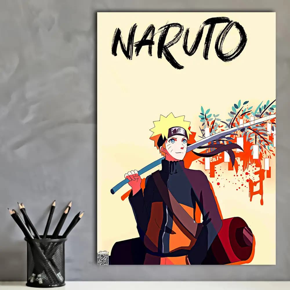 متال پوستر انیمه Naruto کد A131 — تصویر ۳