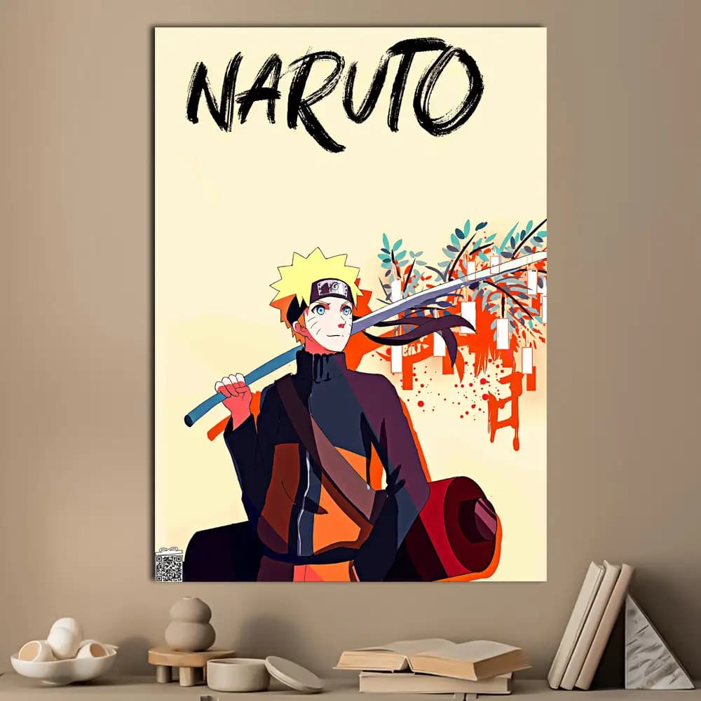 متال پوستر انیمه Naruto کد A131 — تصویر ۴