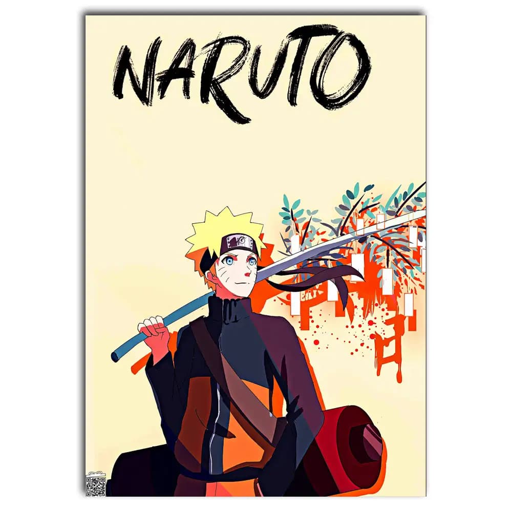 متال پوستر انیمه Naruto کد A131