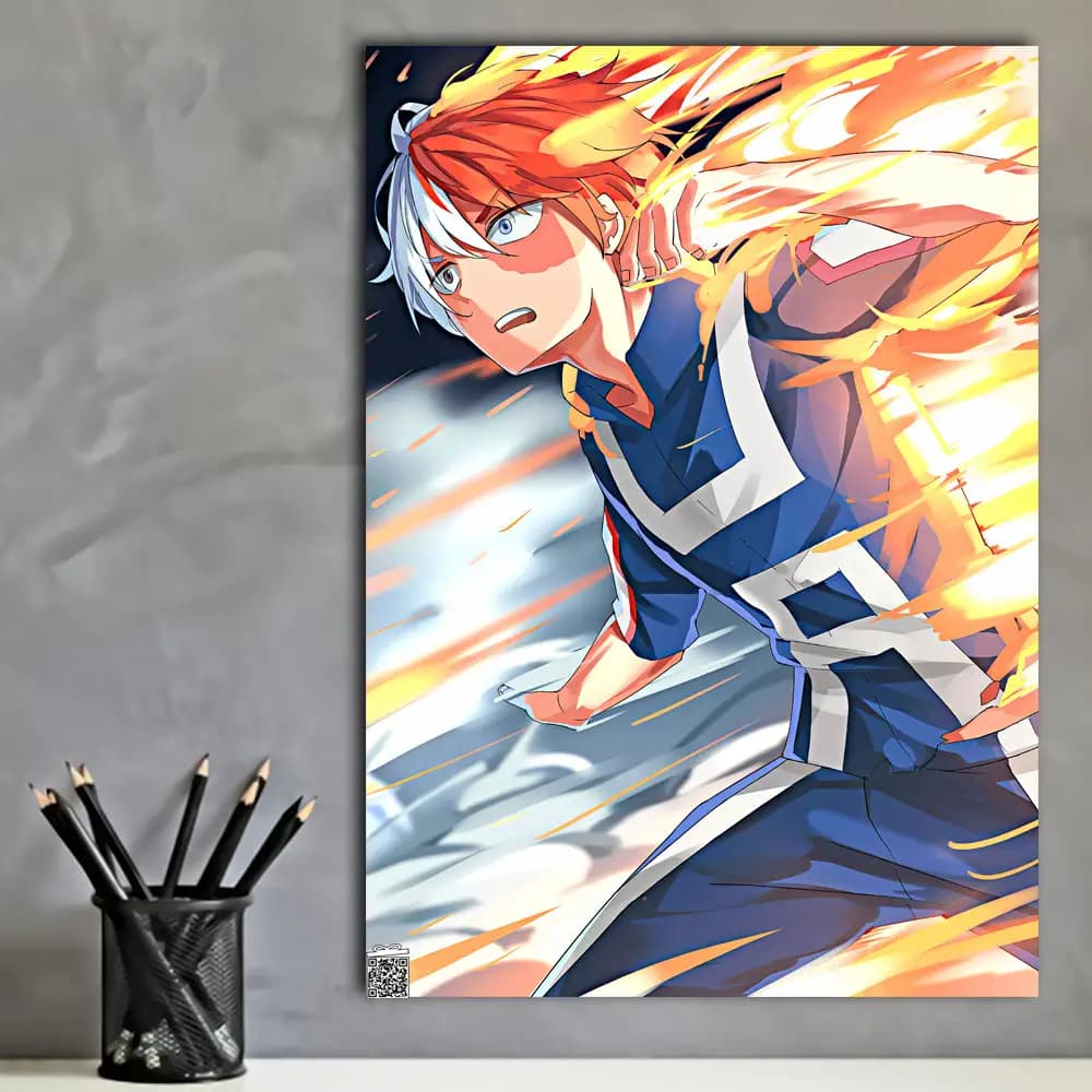 متال پوستر انیمه My Hero Academia کد A115 — تصویر ۳