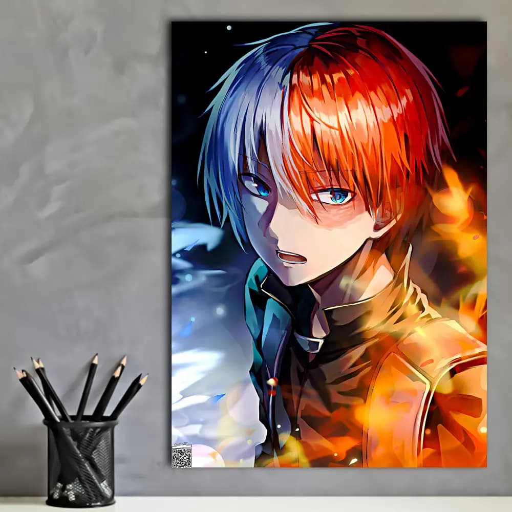 متال پوستر انیمه My Hero Academia کد A114 — تصویر ۴