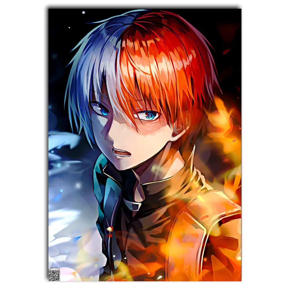 متال پوستر انیمه My Hero Academia کد A114 — تصویر ۲