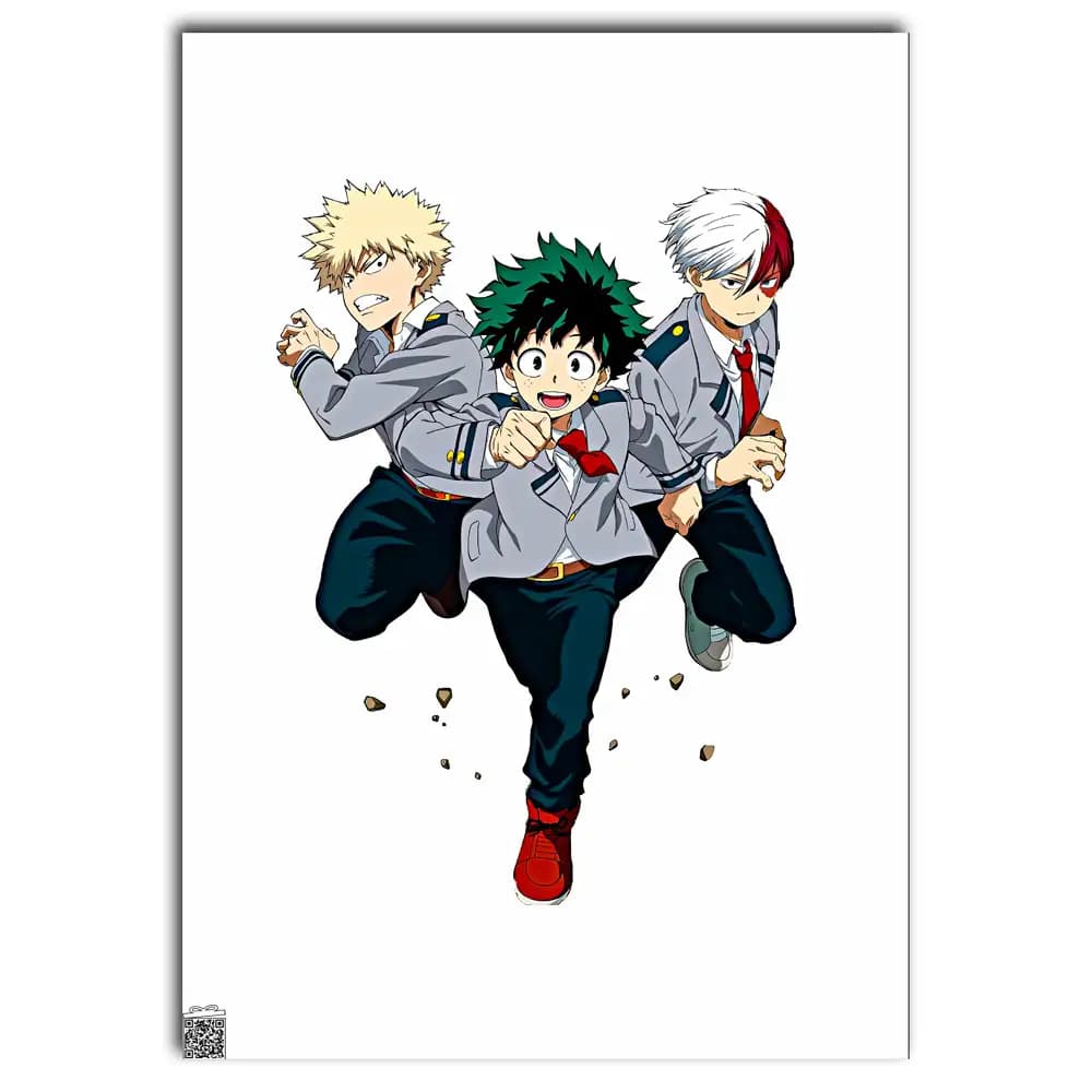 متال پوستر انیمه My Hero Academia کد A112 — تصویر ۲