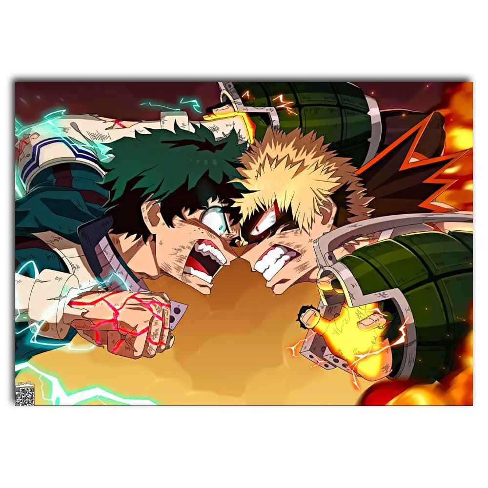 متال پوستر انیمه My Hero Academia کد A111 — تصویر ۲