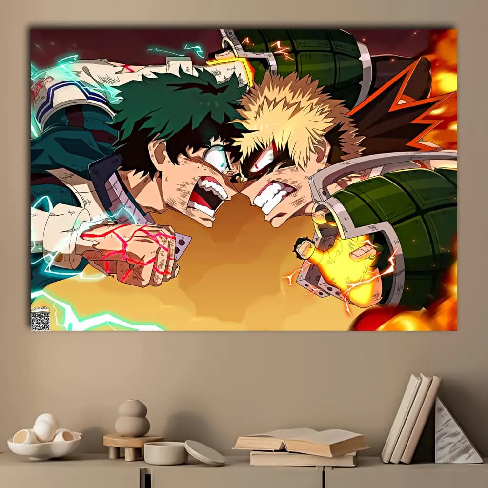 متال پوستر انیمه My Hero Academia کد A111 — تصویر ۳