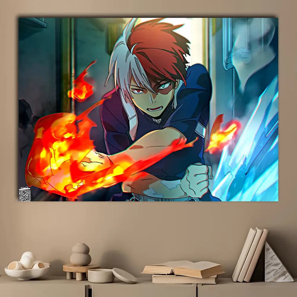 متال پوستر انیمه My Hero Academia کد A109 — تصویر ۳