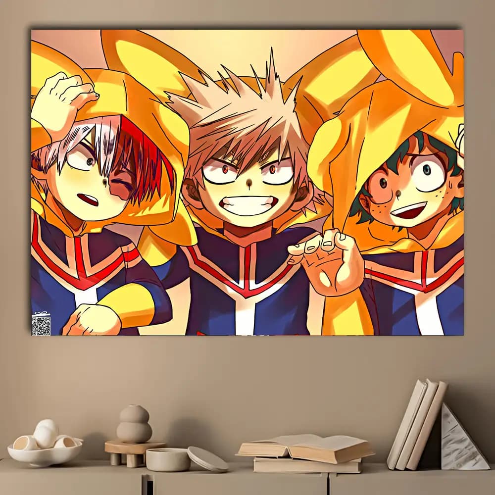 متال پوستر انیمه My Hero Academia کد A108 — تصویر ۳