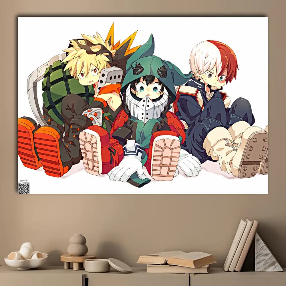 متال پوستر انیمه My Hero Academia کد A107 — تصویر ۳
