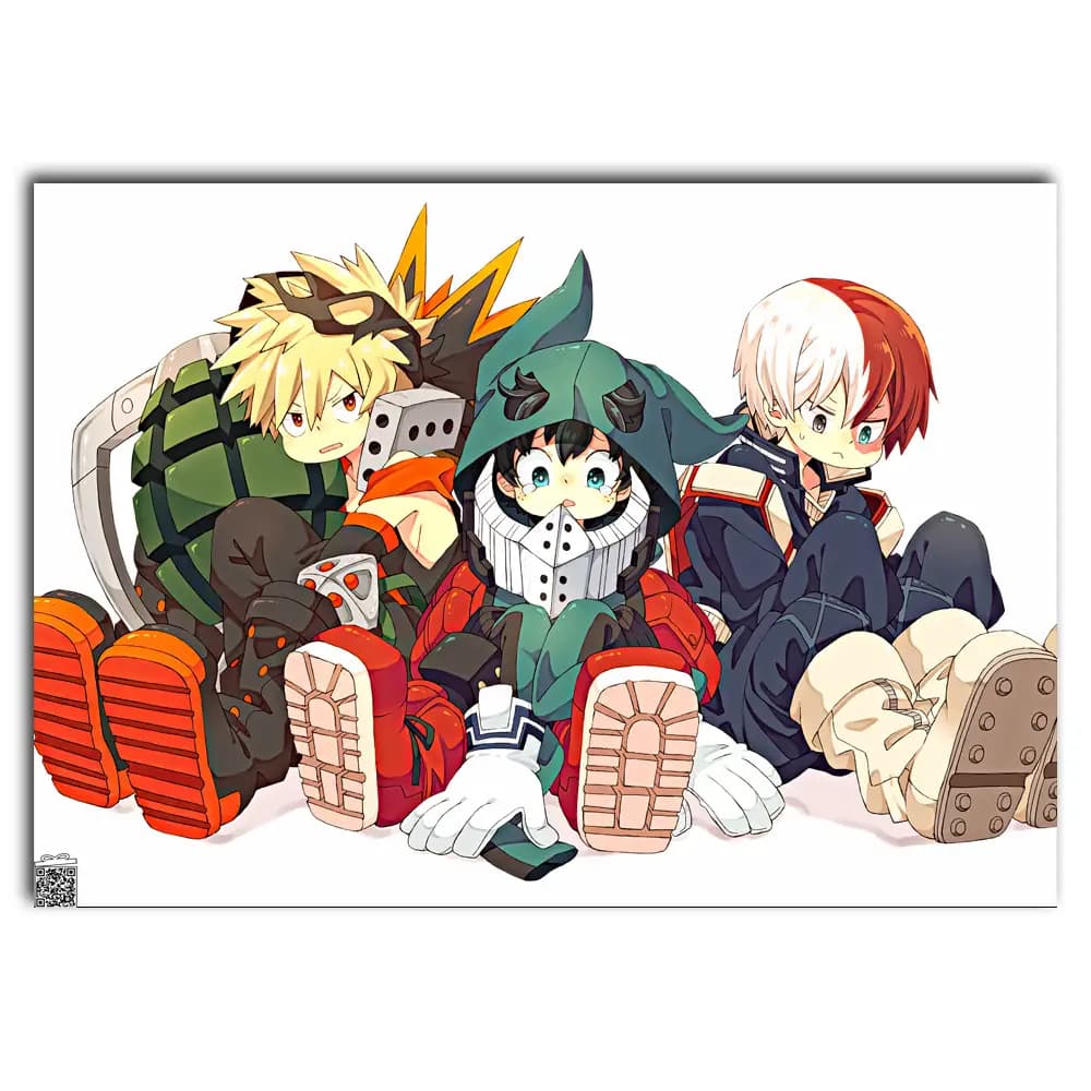 متال پوستر انیمه My Hero Academia کد A107