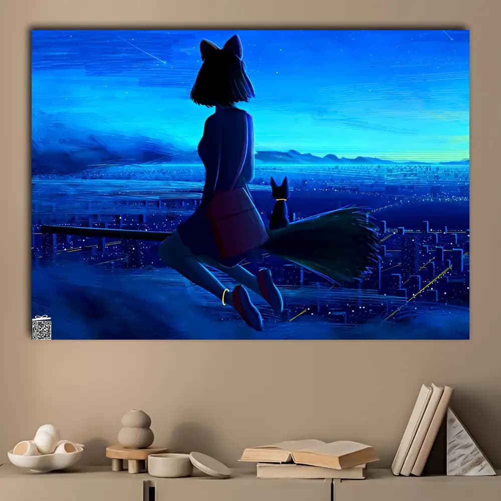 متال پوستر انیمه Kikis Delivery Service کد A105 — تصویر ۳