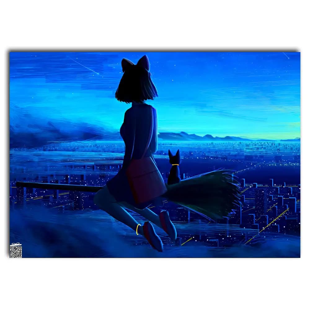 متال پوستر انیمه Kikis Delivery Service کد A105