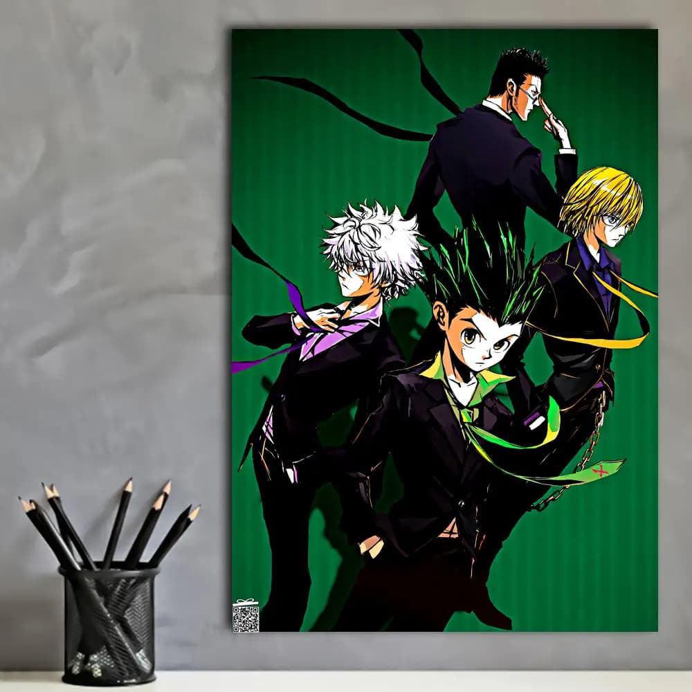 متال پوستر انیمه Hunter X Hunter کد A083 — تصویر ۴