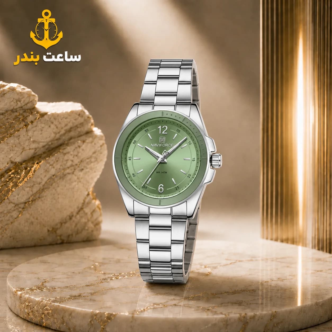 ساعت مچی زنانه اورجینال نیوی فورس NAVIFORCE NF5062 SGN