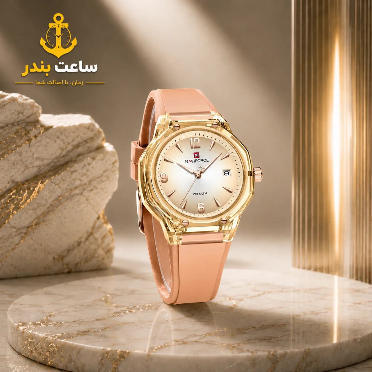 ساعت مچی زنانه نیوی فورس NAVIFORCE NF6110 RGAT — تصویر ۲