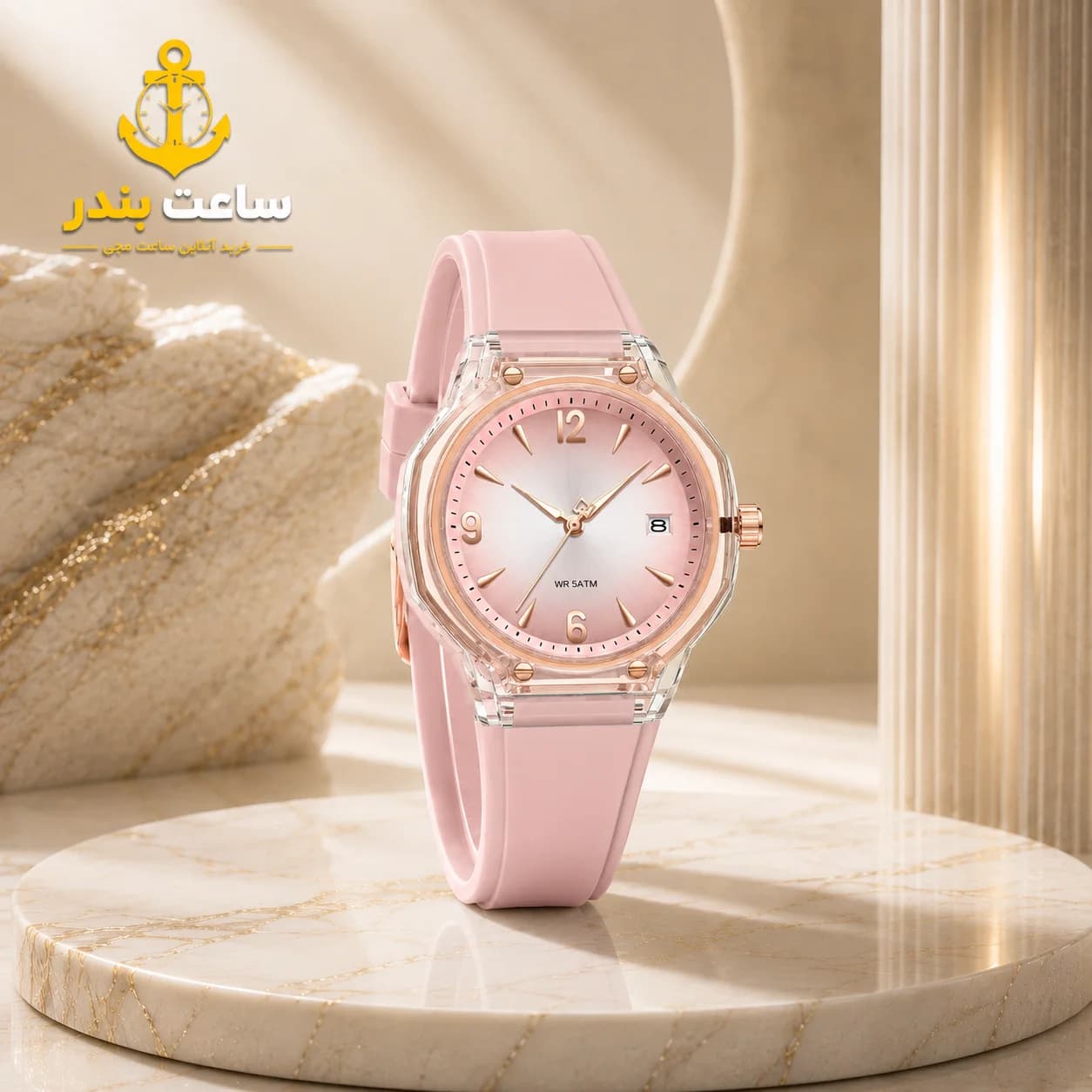 ساعت مچی زنانه نیوی فورس NAVIFORCE NF6110 PP
