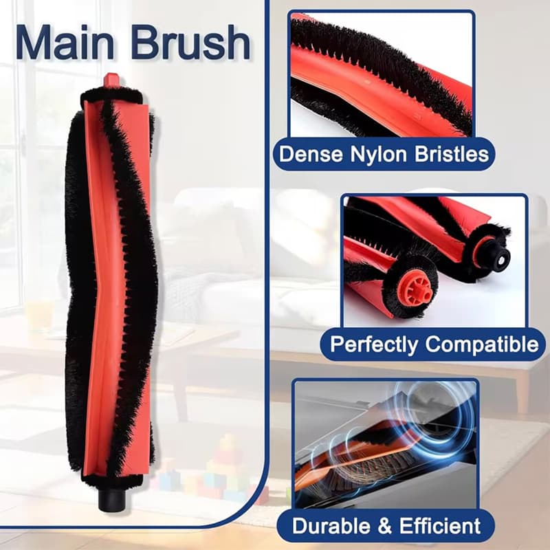 برس وسط جاروبرقی رباتیک شیائومی مدل MOP 5 C — تصویر ۳