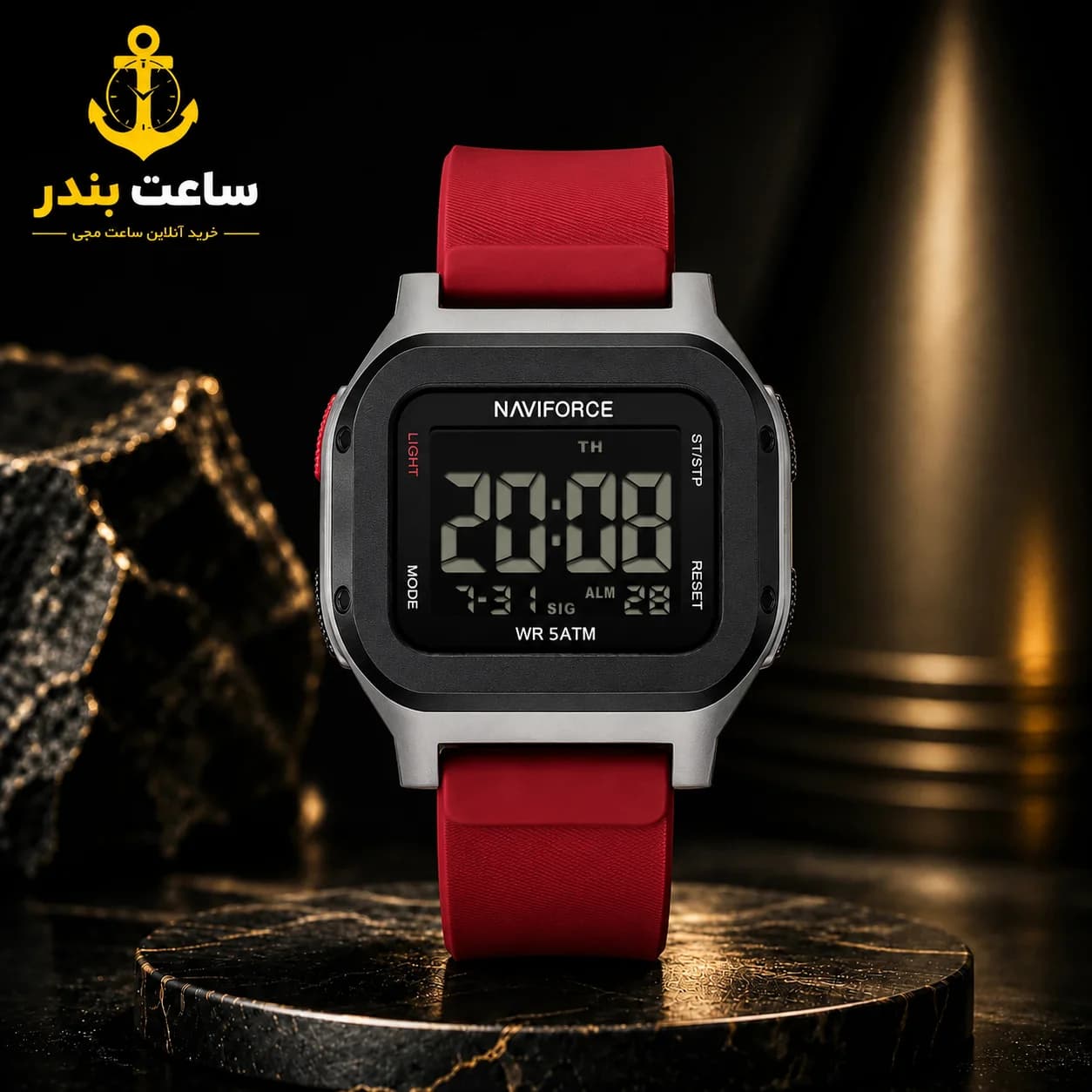 ساعت مچی دیجیتال نیوی فورس NAVIFORCE NF7137 SR — تصویر ۲