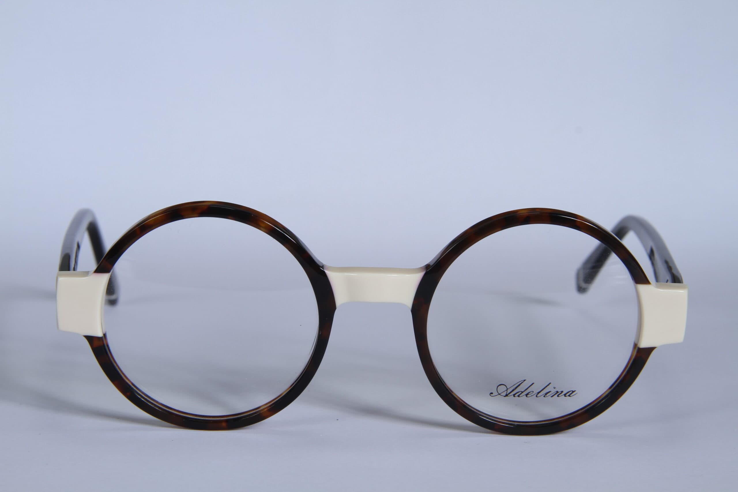 عینک طبی کائوچویی گرد برند Adelina مدل BL2835