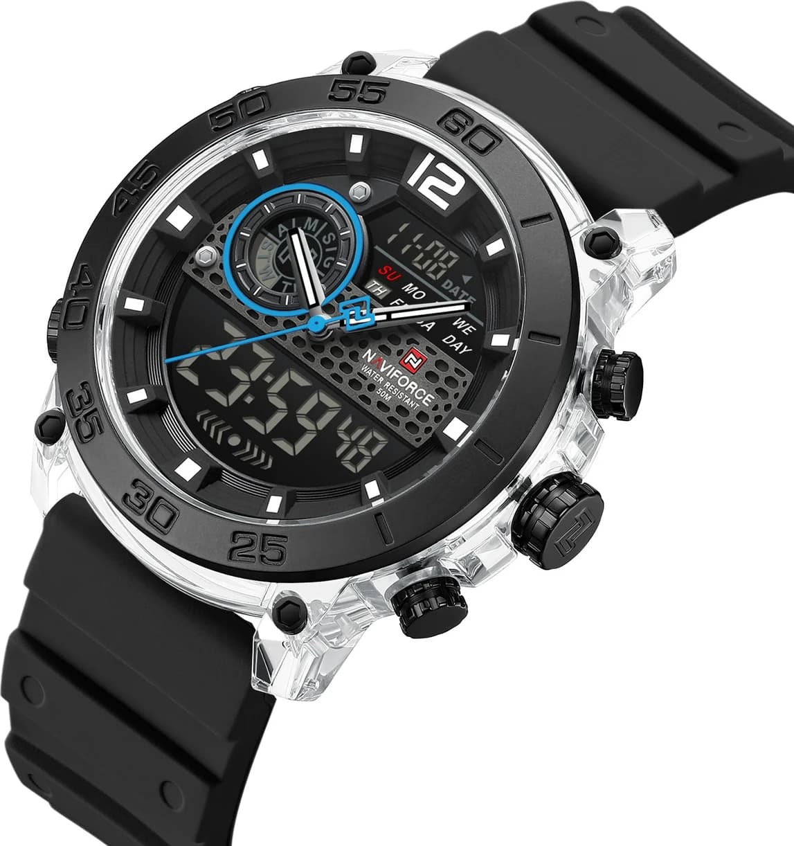ساعت مچی مردانه اورجینال نیوی فورس NAVIFORCE NF6104 SWB — تصویر ۶