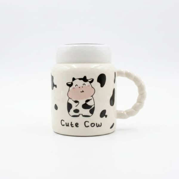 ماگ 300 میل در آیینه طرح گاوی CUTE COW16450