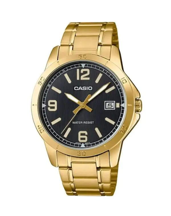 ساعت مردانه کاسیو CASIO MTP-V004G-1BUDF بند استیل طلایی — تصویر ۹
