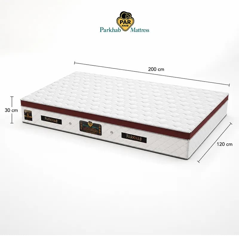 تشک سوپر طبی فنری مموری فوم یک‌نفره پرخواب 120×200| خواب راحت