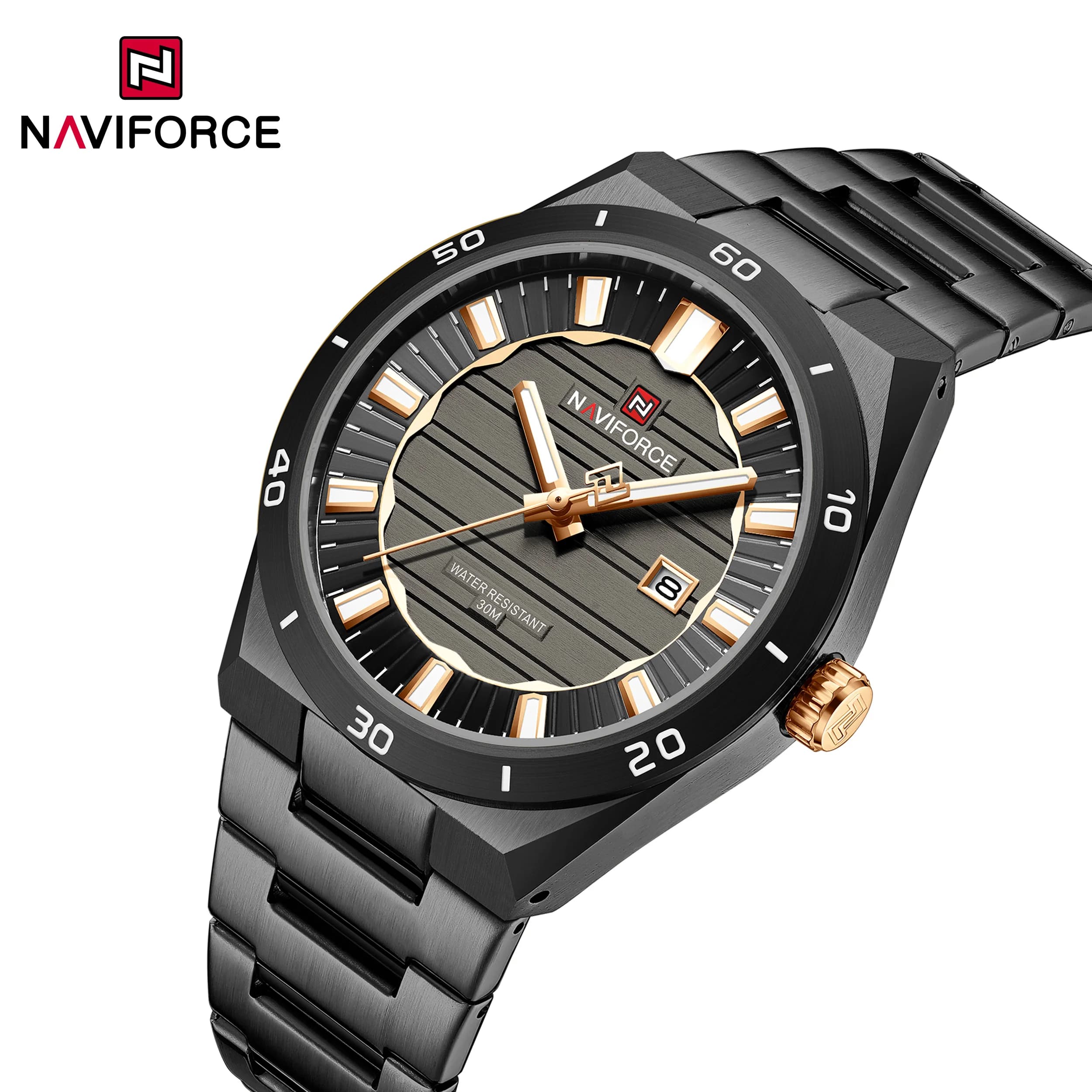 ساعت مردانه اورجینال نیوی فورس NAVIFORCE NF9268 BRGB — تصویر ۵