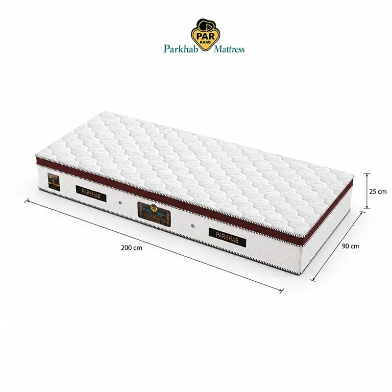 تشک طبی فنری مموری فوم یک‌نفره پرخواب 90×200|پشتیبانی مموری فوم در سایز کوچک