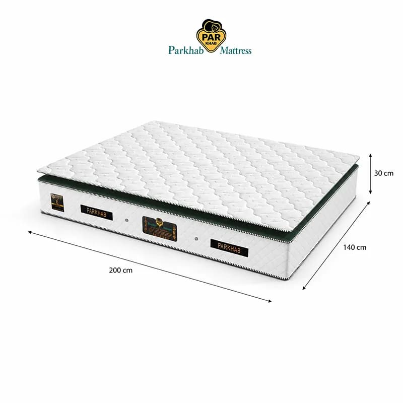 تشک سوپر طبی فنری پددار دونفره پرخواب 140×200|رویه پددار لوکس، مناسب اتاقخواب جمعوجور