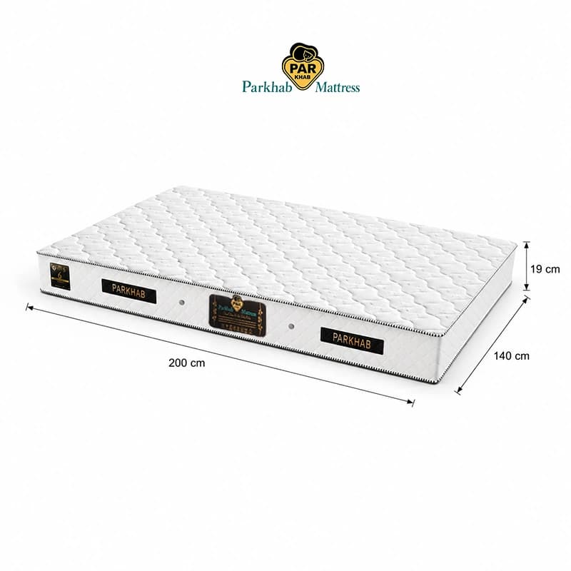 تشک فنری دو‌ نفره پرخواب 140×200 | کلاسیک، مناسب اتاق‌خواب کوچک