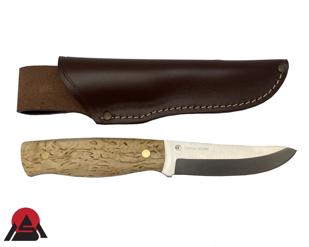 چاقو نوردیک مدل NKD Visent 100 Curly birch