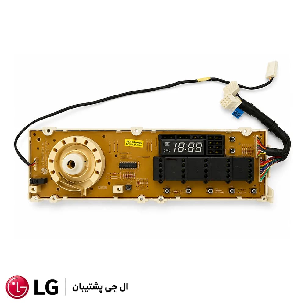 برد دیسپلی لباسشویی ال جی 6671er1093a