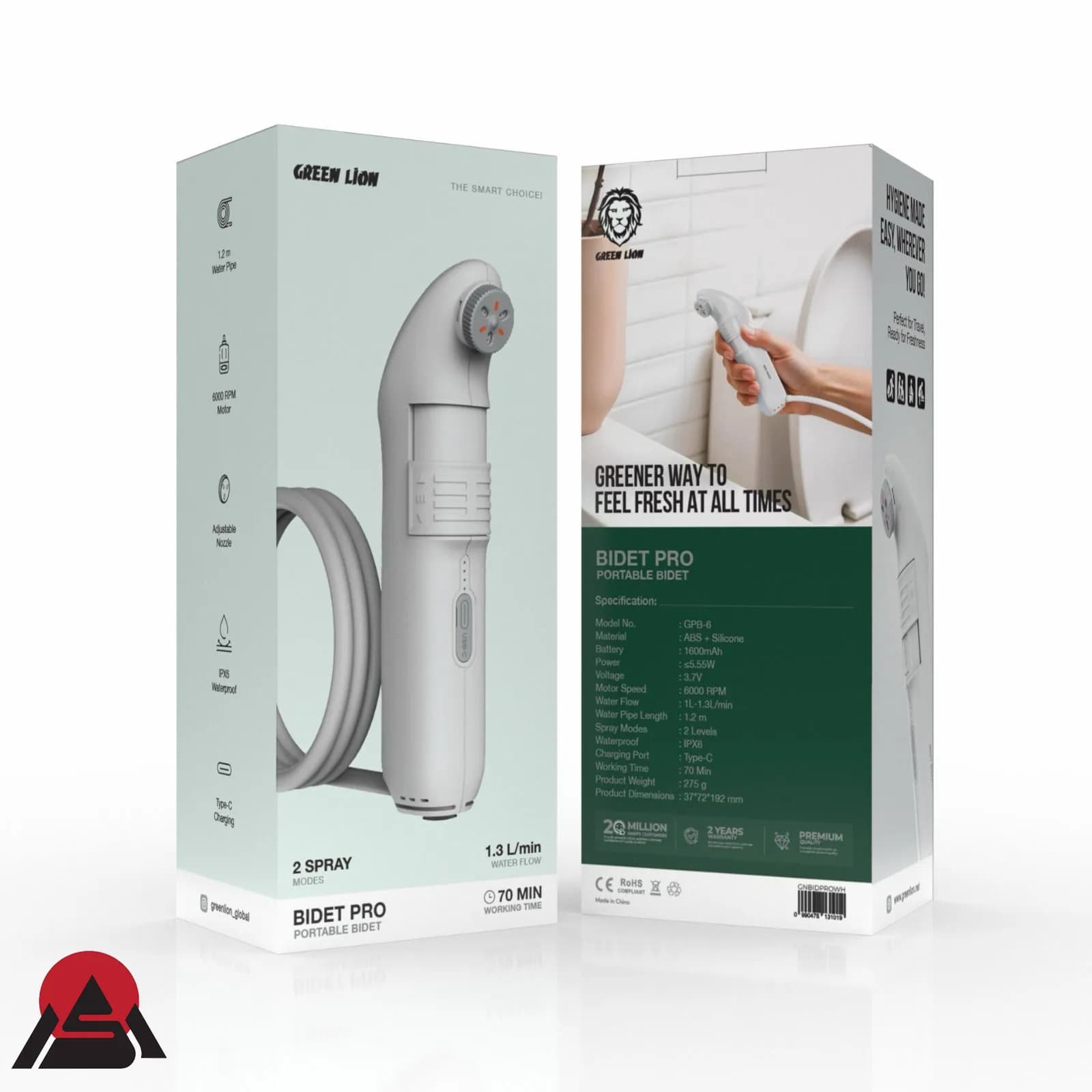 بیده پرو گرین لاین (Green Bidet Pro Portable Bidet)