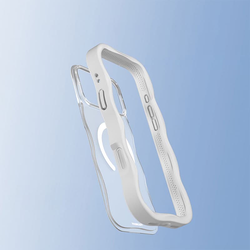 قاب آیفون از برند یانگ کیت / YoungKit سری Wavy Removable Silicone — تصویر ۴
