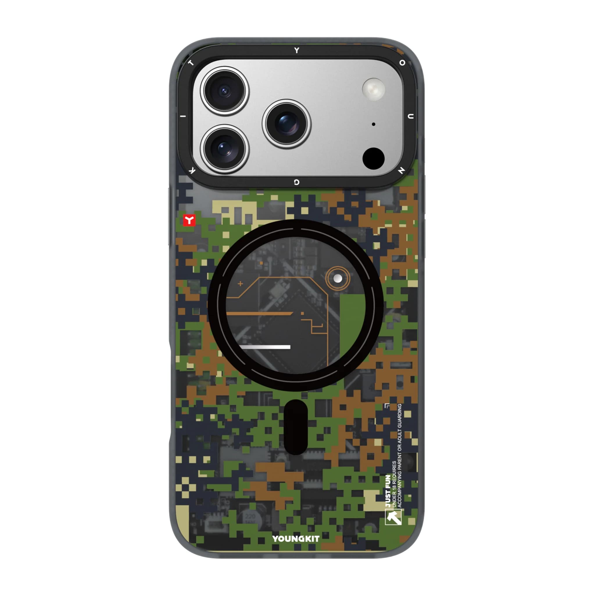 قاب ارتشی آیفون از برند یانگ کیت / YoungKit سری Camouflage — تصویر ۳